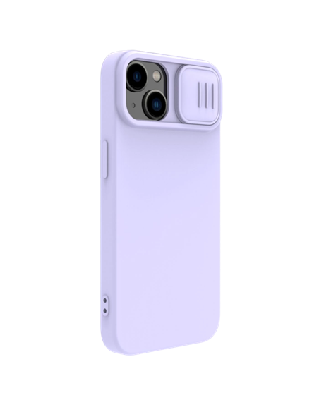 Чехол Nillkin iPhone 15 Plus, CamShield Silky Silicone, Misty Purple