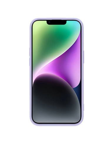 Husă Nillkin iPhone 15 Plus, CamShield Silky Silicone, Misty Purple