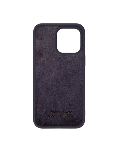 Husă Nillkin iPhone 15 Pro Max, CamShield Silky Silicone, Dark Purple