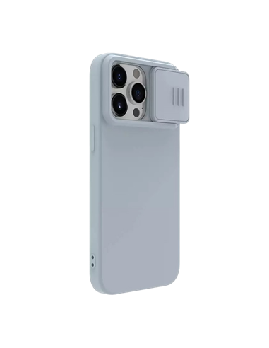 Husă Nillkin iPhone 15 Pro Max, CamShield Silky Silicone, Star-Gray