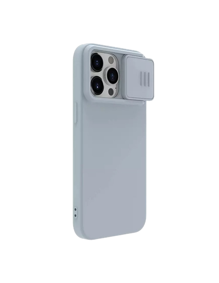 Чехол Nillkin iPhone 15 Pro Max, CamShield Silky Silicone, Star-Gray