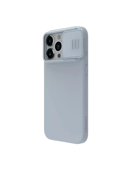 Чехол Nillkin iPhone 15 Pro Max, CamShield Silky Silicone, Star-Gray