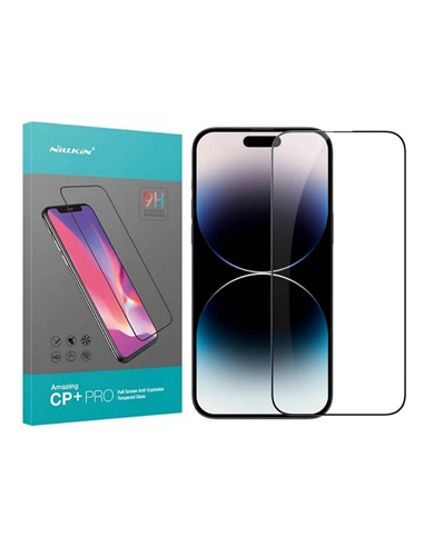 Защитное стекло Nillkin iPhone 15 Pro Max CP+ pro, Чёрный