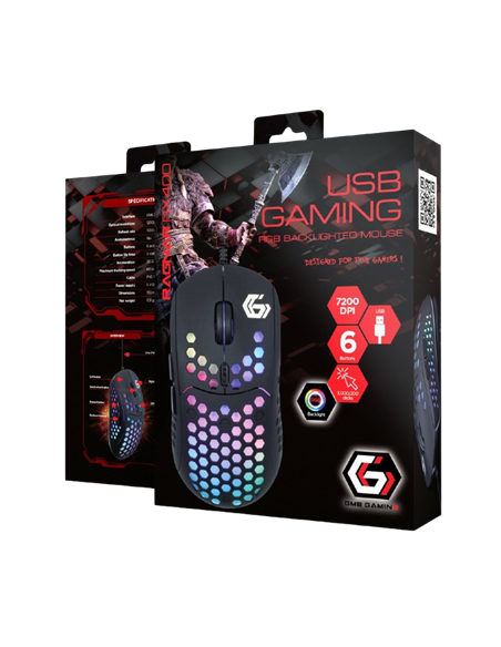 Игровая мышь Gembird RAGNAR-RX400, Чёрный