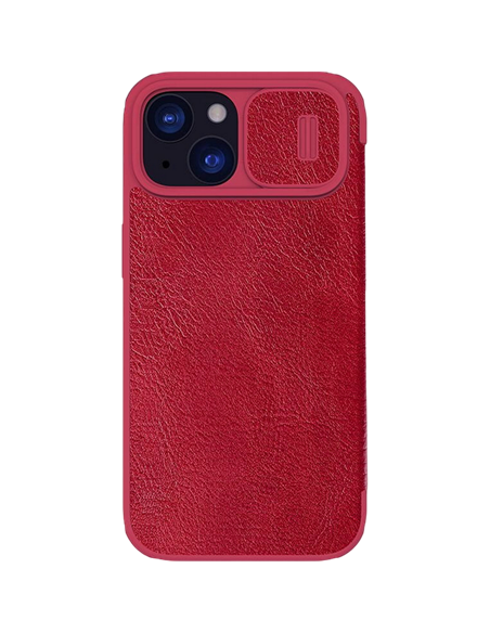 Чехол книжка Nillkin iPhone 15 - Qin Pro, Красный