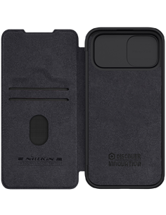 Чехол книжка Nillkin iPhone 15 - Qin Pro, Чёрный 2