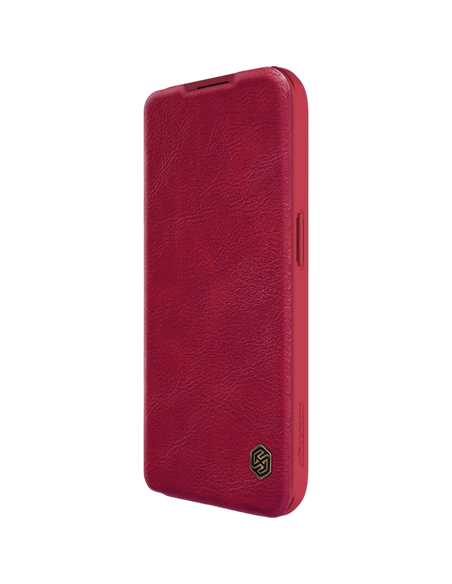 Чехол книжка Nillkin iPhone 15 Pro - Qin Pro, Красный