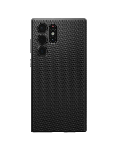 Чехол Spigen Samsung S22+, Liquid Air, Матовый черный