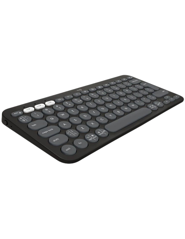 Клавиатура и мышь Logitech Pebble 2 Combo, Беспроводное, Графитовый