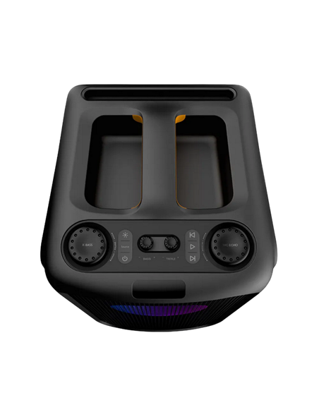Portable Audio System F&D PA200, 80W, 11.1V/8000mAh, IPX4, TWS, Bluetooth/USB/AUX, 1*Wireless mic