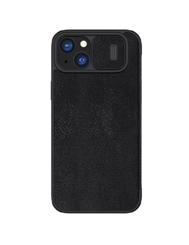 Husă tip carte Nillkin iPhone 15 Plus - Qin Pro, Negru