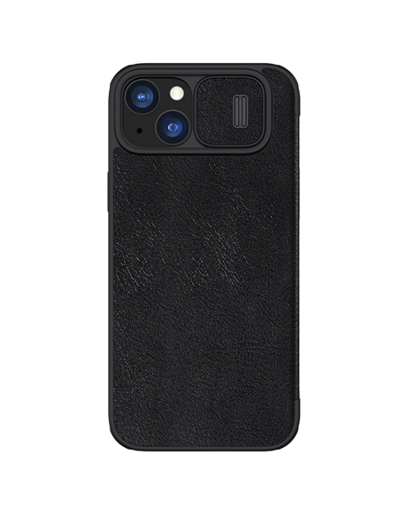 Чехол книжка Nillkin iPhone 15 Plus - Qin Pro, Чёрный