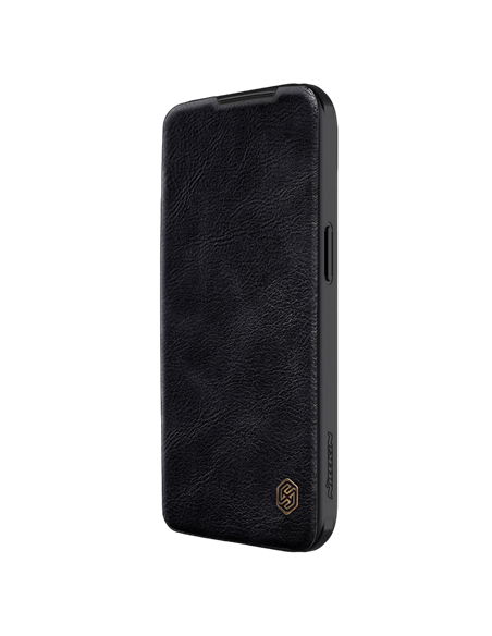 Husă tip carte Nillkin iPhone 15 Plus - Qin Pro, Negru Husă tip carte Nillkin iPhone 15 Plus - Qin Pro, Negru