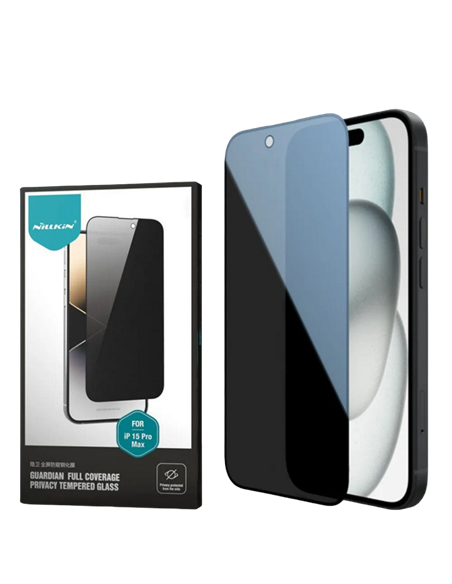 Защитное стекло Nillkin iPhone 15 Guardian Full coverage privacy, Чёрный