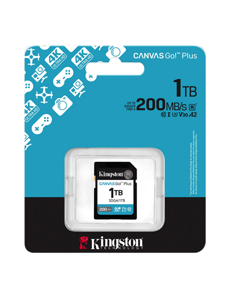 Card de Memorie Kingston Canvas Go! Plus, 1024GB (SDG4/1TB)