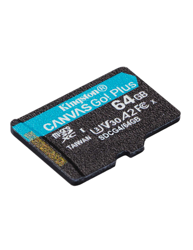 Карта памяти Kingston Canvas Go! Plus, 64Гб (SDCG4/64GB)