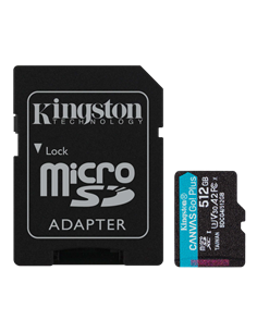Карта памяти Kingston Canvas Go! Plus, 512Гб (SDCG4/512GB)