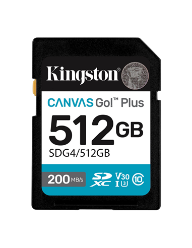 Card de Memorie Kingston Canvas Go! Plus, 512GB (SDG4/512GB)