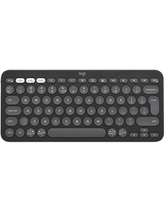 Tastatură Logitech K380S, Fără fir, Grafit