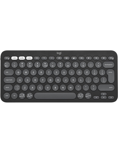 Tastatură Logitech K380S, Fără fir, Grafit