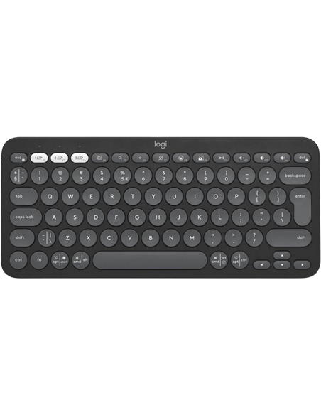 Tastatură Logitech K380S, Fără fir, Grafit