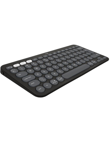 Tastatură Logitech K380S, Fără fir, Grafit