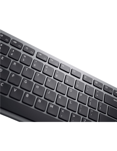 Tastatură DELL KB700, Fără fir, Titan Gray