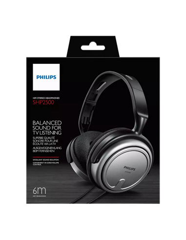 Наушники Philips SHP2500, Серебристый | Черный