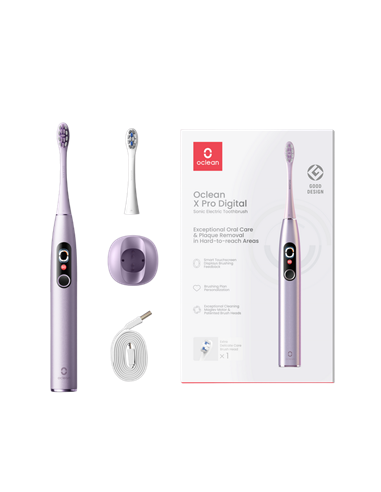 Periuța de dinți electrică sonică Oclean X Pro Digital, Violet