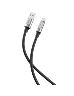 Кабель для передачи данных XO NB251, USB Type-A/micro-USB, 1м, Чёрный