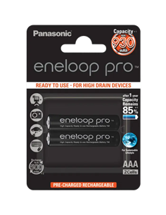 Baterii Panasonic BK-4HCDE/2CP, AAA, 930mAh, 2buc.