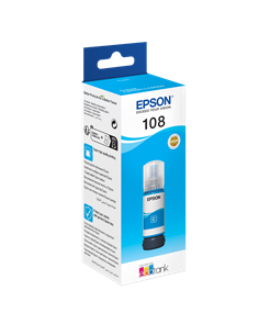 Контейнер с чернилами Epson 108 EcoTank, 70мл, Голубой 2