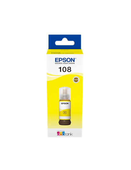 Recipient de cerneală Epson 108 EcoTank, 70ml, Galben