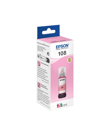 Recipient de cerneală Epson 108 EcoTank, 70ml, Magenta Deschisa