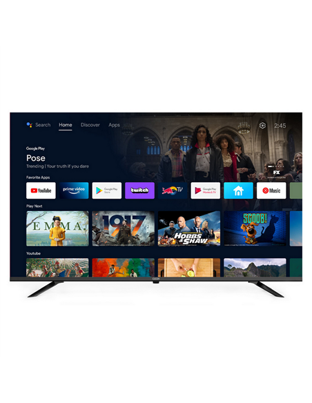 55" LED SMART TV OZON U55Z8000R, 3840x2160 4K UHD, Android TV, Negru