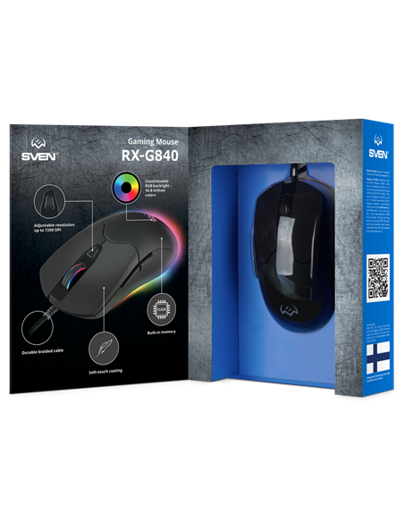 Игровая мышь SVEN RX-G840, Чёрный Игровая мышь SVEN RX-G840, Чёрный