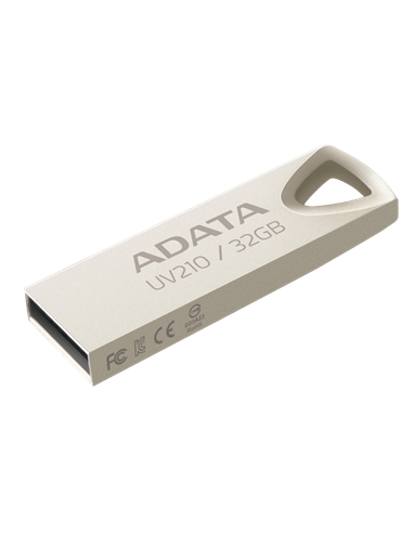 USB Flash накопитель ADATA UV210, 32Гб, Серебристый