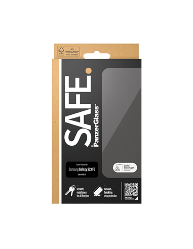 Защитное стекло PanzerGlass SAFE. Ultra-Wide Fit Samsung Galaxy S23 FE, Прозрачный