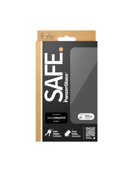 Защитное стекло PanzerGlass SAFE. Ultra-Wide Fit Samsung Galaxy S23 FE, Прозрачный