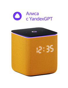 Умная колонка Yandex Station Midi YNDX-00054, YandexGPT, Zigbee, Оранжевый