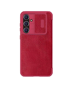 Husă tip carte Nillkin Samsung Galaxy S23 FE Qin Pro, Roșu