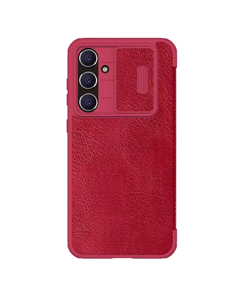 Husă tip carte Nillkin Samsung Galaxy S23 FE Qin Pro, Roșu