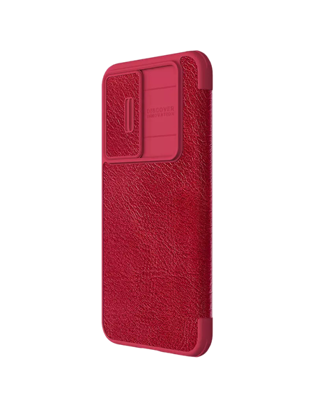 Чехол книжка Nillkin Samsung Galaxy S23 FE Qin Pro, Красный