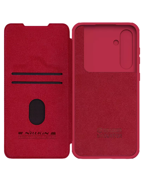 Чехол книжка Nillkin Samsung Galaxy S23 FE Qin Pro, Красный