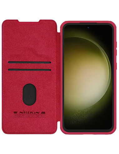 Чехол книжка Nillkin Samsung Galaxy S23 FE Qin Pro, Красный