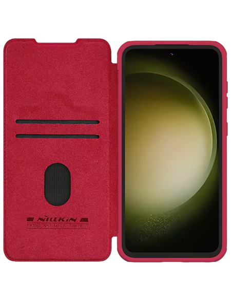 Чехол книжка Nillkin Samsung Galaxy S23 FE Qin Pro, Красный