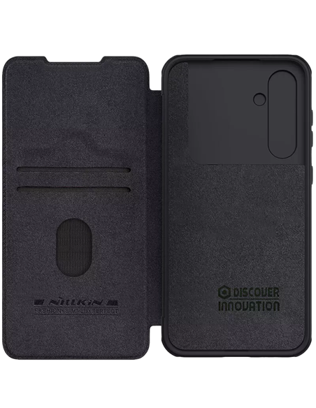 Чехол книжка Nillkin Samsung Galaxy S23 FE Qin Pro, Чёрный Чехол книжка Nillkin Samsung Galaxy S23 FE Qin Pro, Чёрный