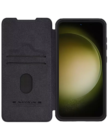 Husă tip carte Nillkin Samsung Galaxy S23 FE Qin Pro, Negru
