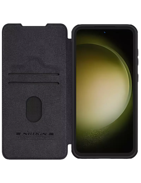 Husă tip carte Nillkin Samsung Galaxy S23 FE Qin Pro, Negru