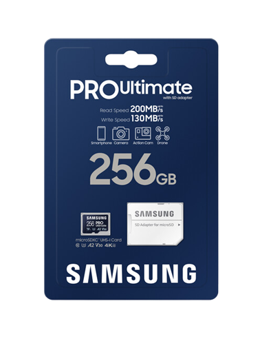 Карта памяти Samsung PRO Ultimate MicroSD, 256Гб (MB-MY256SA/WW)
